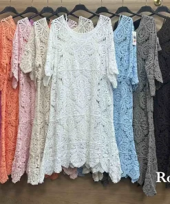 Sukienki damskie,size uni duze rozmiary ,paczka 6szt, mix kolor