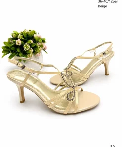 Sandaly na Obcasie DAMSKIE (36-40, 12par)