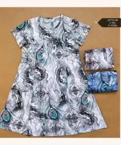 Sukienki Damskie,Size l-4xl, paczka 12szt, mix kolor