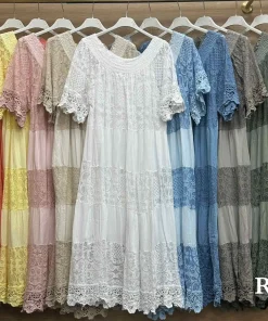 Sukienki damskie,size uni duze rozmiary ,paczka 6szt, mix kolor
