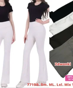 Legginsy Damskie, Size s/m-l/xl, paczka 12szt, kolor