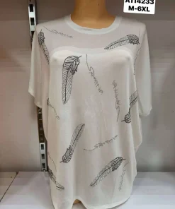 Bluzki Damskie,Size m-6xl, paczka 12szt, 1 kolor