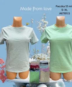 Bluzki Damskie, Size s-xl, paczka 12szt, mix kolor