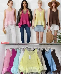 Bluzki damskie wloskie, Size uni ,paczka 6szt mix kolor