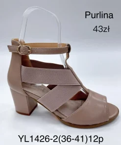 Buty Sandaly na Obcasie DAMSKIE (36- 41, 12par)