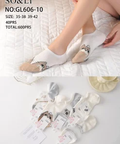 Stopki Damskie,Size 35-42, paczka 40szt, mix kolor