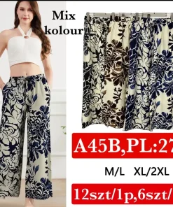 Spodnie Damskie,Size m/l-xl/2xl, paczka 12szt, mix kolor