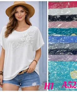 Bluzki damskie , Size l/xl-2/3xl,paczka 12szt, mix kolor (Sao chép)