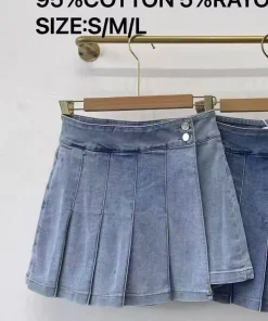 Spódnica krótka Damskie, size s-l, paczka 6szt, mix kolor