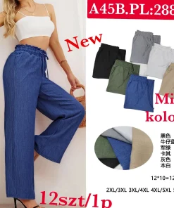 Spodnie Damskie,Size 2xl/3xl-5xl/6xl, paczka 12szt, mix kolor