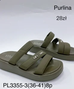 Klapki DAMSKIE (36- 41, 8par)
