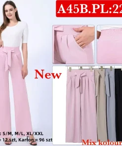 Spodnie Damskie,Size s/m-xl/2xl, paczka 12szt, mix kolor