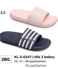 Klapki DAMSKIE (36-41, 20par)