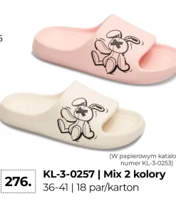 Klapki DAMSKIE (36-41, 18par)