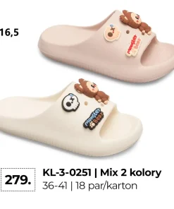 Klapki DAMSKIE (36-41, 18par)