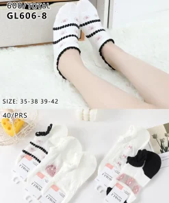 Stopki Damskie,Size 35-42, paczka 40szt, mix kolor