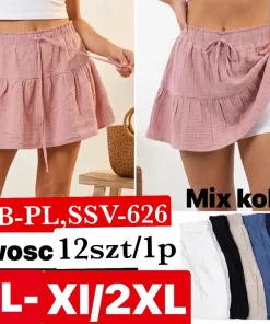 Spódnica krótka Damskie, Size s/m-xl/2xl, paczka 12szt, mix kolor (Sao chép)