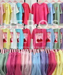 Bluzki DAMSKA WŁOSKA, Size uni ,paczka 6szt mix kolor (Sao chép)