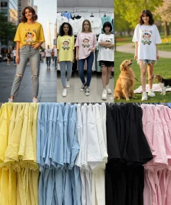 Bluzki DAMSKA WŁOSKA, Size uni ,paczka 6szt mix kolor (Sao chép)