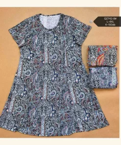 Sukienki Damskie,Size l-4xl, paczka 12szt, mix kolor