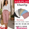 Spodnie Damskie, Size 2xl/3xl-5xl/6xl, paczka 12szt, mix kolor (Sao chép)