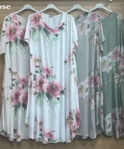 Sukienki damskie,size uni duze rozmiary ,paczka 6szt, mix kolor