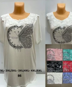 Bluzki DAMSKA , Size l/xl-4/5xl,paczka 12szt mix kolor (Sao chép)