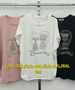 Bluzki DAMSKA , Size 2/3xl-4/5xl,paczka 12szt mix kolor (Sao chép)
