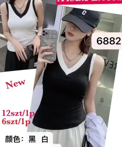 Bluzki Damskie, size s/m-l/xl, paczka 12szt, mix kolor