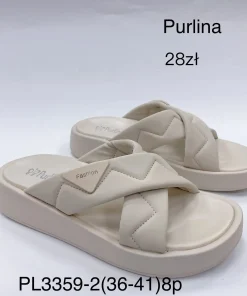 Klapki DAMSKIE (36- 41, 8par)