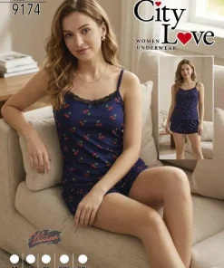 Piżamy Damskie,Size m-3xl, paczka 10szt, 1 kolor