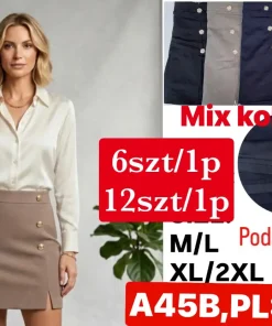 Spódnica krótka Damskie, size m/l-xl/2xl, paczka 12szt, mix kolor