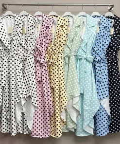 Sukienki Damskie wloskie, Size uni ,paczka 6szt,mix kolor