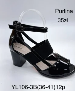Buty Sandaly na Obcasie DAMSKIE (36- 41, 12par)