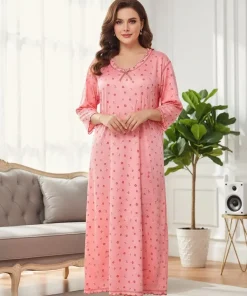 Koszule nocne DAMSKI ,size l-4xl,paczka 10szt,mix kolor