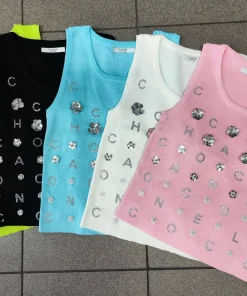 Bluzki Damskie,Size uni, paczka 12szt, mix kolor