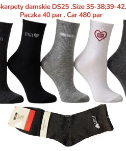 Skarpety Damskie, Size 35-42, paczka 40szt, mix kolor (Sao chép)