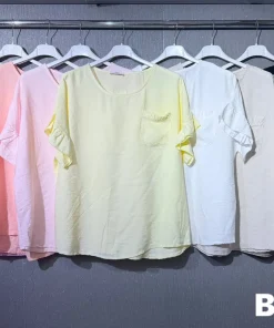 Bluzki DAMSKA WŁOSKA, Size uni ,paczka 6szt mix kolor (Sao chép)