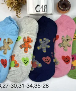 Stopki Dzieci, Size 23-38, paczka 40szt, mix kolor (Sao chép)