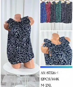 Bluzki Damskie, Size m-2xl, paczka 12szt, mix kolor
