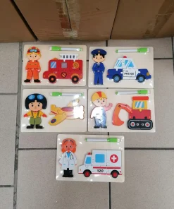 ZABAWKI Puzzle 15cm*22cm,12szt/Paczka