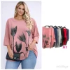 Bluzki damskie,size 2/3-4/5xl,paczka 12szt, mix kolor (Sao chép)