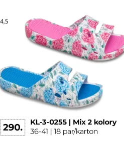 Klapki DAMSKIE (36-41, 18par)