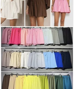 Spodenki damskie wloskie, Size uni ,paczka 6szt mix kolor