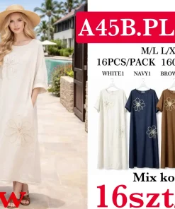 Koszule Damskie, Size m/l-l/xl, paczka 16szt, mix kolor