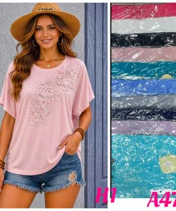 Bluzki damskie , Size l/xl-2/3xl,paczka 12szt, mix kolor (Sao chép)