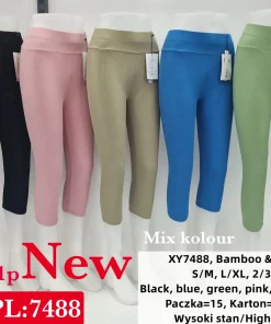 Legginsy Damskie, Size 4xl/5xl-6xl/7xl, paczka 12szt, mix kolor (Sao chép)