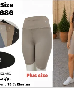 Legginsy Damskie,Size 2xl/3xl-4xl/5xl, paczka 12szt, mix kolor