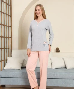 Piżamy Damskie, size uni, paczka 12szt, mix kolor
