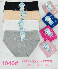 Majtki Damskie,Size 3xl-5xl, paczka 24szt, mix kolor